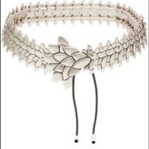 Isabel Marant Plume Silver-tone Belt